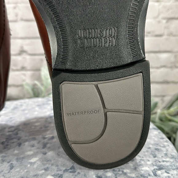 Johnston & Murphy Stanton Runoff XC4 Dark Cherry Leather Slip-On Mens 9M🌟VGUC🌟 - Picture 12 of 16